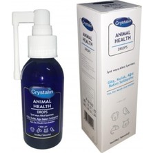 1001 Orqinel Crystalin Animal Health 100ML Göz, Kulak, Ağız, Bakım Solüsyonu, Kedi, Köpek, Temizlem