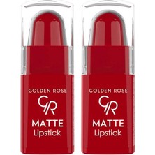 1001 Matte Lipstick (Mini) No:35 - Ruj 2li Paket