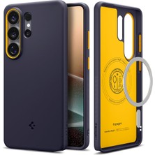 1001 Galaxy S26 Ultra ile Uyumlu Magnet Kılıf Nano Pop Mag Fit Kaymaz Silikon Lacivert Kapak - ACS11037
