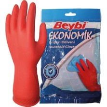 1001 Bulaşık Eldiven - Kırmızı Eldiven 9-9,5-3 Çift