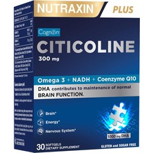 1001 Citicoline 300 Mg (Cognizin) – Omega-3 (Epa & Dha), Koenzim Q10, Nadh, B6 & B12 Içeren Takviye �