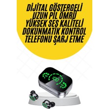 Zero Land Gelalsat Kablosuz Bluetooth Kulaklık Çift Telefon Destekli Powerbankli Dijital Göstergeli