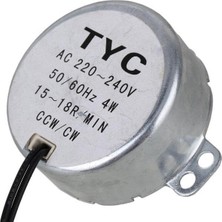 1001 Senkron Motor Tyc Ac 220-240V 50-60Hz 15/18 Rpm