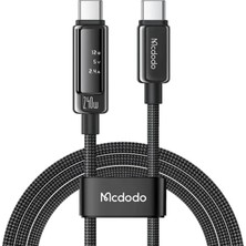 1001 CA-8900 Usb-C To Usb-C 240W OLED Ekranlı Hızlı Şarj Kablosu 1.2m