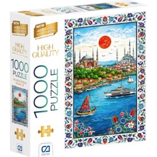 1001 Istanbul Boğazı 1000 Parça 2,2mm Kalınlık 48X68CM Profesyonel Hobi Puzzle Yapboz Serisi
