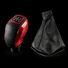 Tofaş Doğan Slx Kartal Slx Şahin S Deri Vites Körüğü ve Red Model Spor Vites Topuzu 5 Ileri – 85009103S
