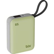 1001 PB120 20000MAH Pd 65W Cep Boyu Kompakt Tasarımlı Dijital Göstergeli Powerbank Taşınabilir Süpe