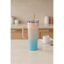 1001 Alto Pipetli Termos Bardak Turkuaz 1000ML