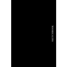 Nacario Simple Glossy Black Sketchbook 6X9IN