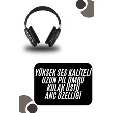 Zero Land Gelalsat Kulak Üstü Kablosuz Bluetooth Kulaklık Yumuşak Süngerli Sd Kart Girişli