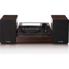 1001 LS-200 Ahşap Harici Hoparlörlü Bluetooth PIKAP-LS-200