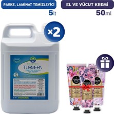 Nacario Turmepa Parke ve Laminat Temizleyicisi 5 Lt x 2, El Kremleri Hediye