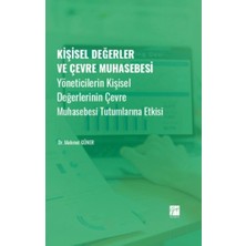 Gazi Kitabevi Kişisel Değerler ve Çevre Muhasebesi