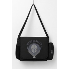 Fuddy Moda Unisex Mandoalorian Bounty Hunter Baskılı Postacı Çantası