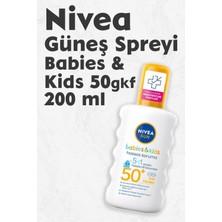 Nacario Nıvea Sun Çocuk Hassas Güneş Spreyi GKF50+ 200 ml