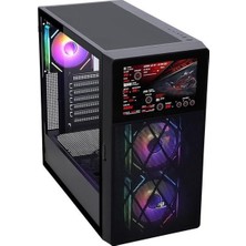 Powerboost PB-P4367BB LCD Mesh Panel Gaming Mid-Tower Pc Kasası