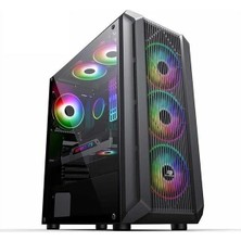 Powerboost PB-PH016BB Argb 4-Fanlı Gaming Eatx Pc Kasası
