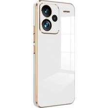 Renas Store Xiaomi Redmi Note 13 Pro Plus Kılıf Volet Silikon - Beyaz