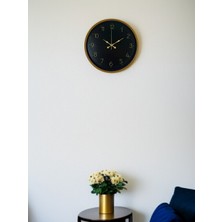 Nurton 36 cm Kahverengi Standart Duvar Saati