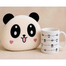 Yeşil Köşe Panda Yastık ve Kupa Set Konsept Hediyelik