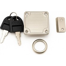 Mey İthalat Profesyonel Kare Çekmece Kilidi, Nikel, Krom, 22 Mm, 4x4 Cm, 2 Anahtarlı, Yüksek Kaliteli, Güvenli Kilit, Dayanıklı, Ofis, Evrak Dolabı Uyumlu, Kolay Montaj, Mobilya Çekmece Kilidi