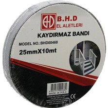 Ronanna Buğz 25MM x 10MT Kaydırmaz Siyah Bant BX40