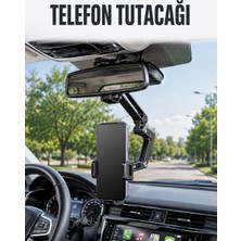 Ronanna Buğz Araç Dikiz Aynası Telefon Tutucu Ayarlanabilir Katlanabilir Navigasyon Telefon Standı