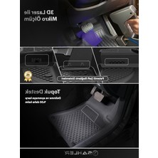Frefly Store Sahler Volkswagen Tiguan 2024+ Uyumlu Sahler Araca Özel 4.5d Havuzlu Oto Paspas - Tiguan