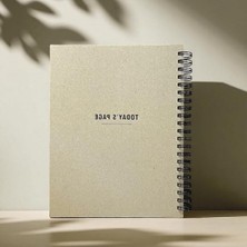 Frefly Store Spiralli Sert Kapaklı 6 Aylık Günlük Planlayıcı - 204 Sayfa