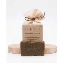 Sapura El Yapımı Kantaron & Ardıç Doğal Sabun ( Dengeleyici & Rahatlatıcı (Cilt & Saç 110 G)