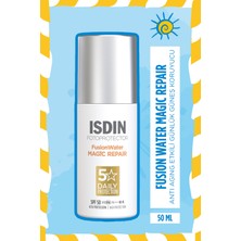 Isdin Isdın Fotoprotector Fusion Water Magic Repair SPF50 50ML | Cilt Esnekliğini Destekleyici Yüz Güneş Kremi