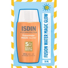ISDIN Fotoprotector Fusion Water Magic Glow SPF50 50 ml Normal Ciltler İçin Korumalı Krem
