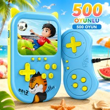 Teknomila 3.5 Inç Ekran  2 Oyuncu Taşınabilir Retro Nostaljik Gameboy & Gamebox Oyun Konsolu