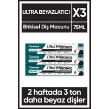 Himalaya Since 1930 Ultra Whitening Bitkisel Diş Macunu 75 ml x 3 Kimyasal Beyazlatıcı İçermez