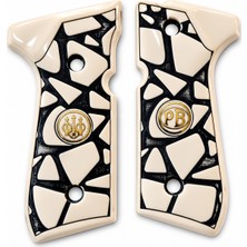 Beretta F92 Italyan Beretta Yavuz 16 Lı Pleksinden Kemikten Yapılma Logolu Kabze