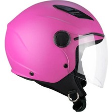 Cgm 2mha S-Kap Çocuk Açık Motosiklet Kaskı Pembe / Ym