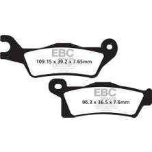 Ebc FA617TT Can Am Outlander 500/800/1000 Carbon Sag Fren Balatası