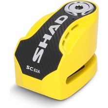 Shad Alarmlı Disk Kilidi SC62A Sarı 10MM C0S6203A