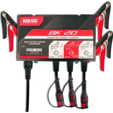 Bs Battery BK20 3 Kanal Akü Şarj Istasyonu 6V/12V 2A