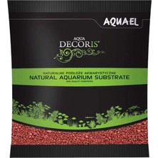 Aquael Gravel Decoris 2-4 mm Kırmızı Kum 1 kg