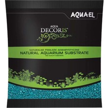 Aquael Gravel Decoris 2-4 mm Turkuaz Kum 1 kg