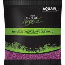 Aquael Gravel Decoris 2-4 mm Fuşya Kum 1 kg