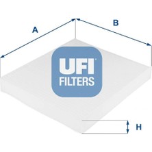 Ufi Ufı Polen Filtresi Polo 07 Corodoba-Ibıza Iv(02-09) Ibıza V 09 1.2-1.4-1.4 16V-1.4TDI-1.8T-1.9TDI 53.031.00