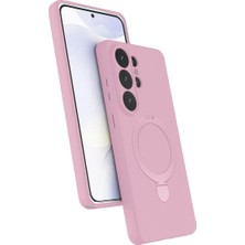 Evimdeyokyok Samsung Galaxy S26 Ultra Regal Magsafe Standlı Kapak - Açık Pembe
