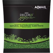  Aquael Gravel Decoris 2-4 mm Yeşil Kum 1 kg