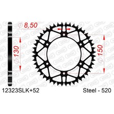 Afam Yamaha YZ125,YZ250/F,YZ450 Superlıght Offroad Slk Çelik Dişli #520 12323SLK-52