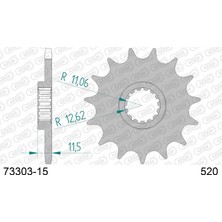 Afam Ktm 690 Enduro R Çelik Ön Dişli #520 73303-15
