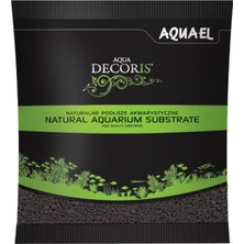 Aquael Gravel Decoris 2-4 mm Siyah Kum 1 kg