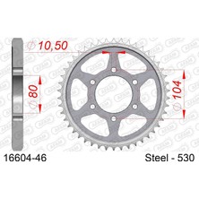 Afam Kawasakı ZX-12R Ninja (ZX1200) Çelik Arka Dişli #530 16604-46