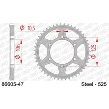 Afam Rear Steel Sprocket #525 86605-47